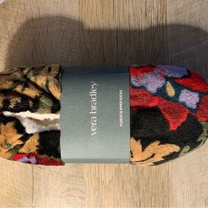Vera Bradley Women's Floral Fleece Slippers - Multi